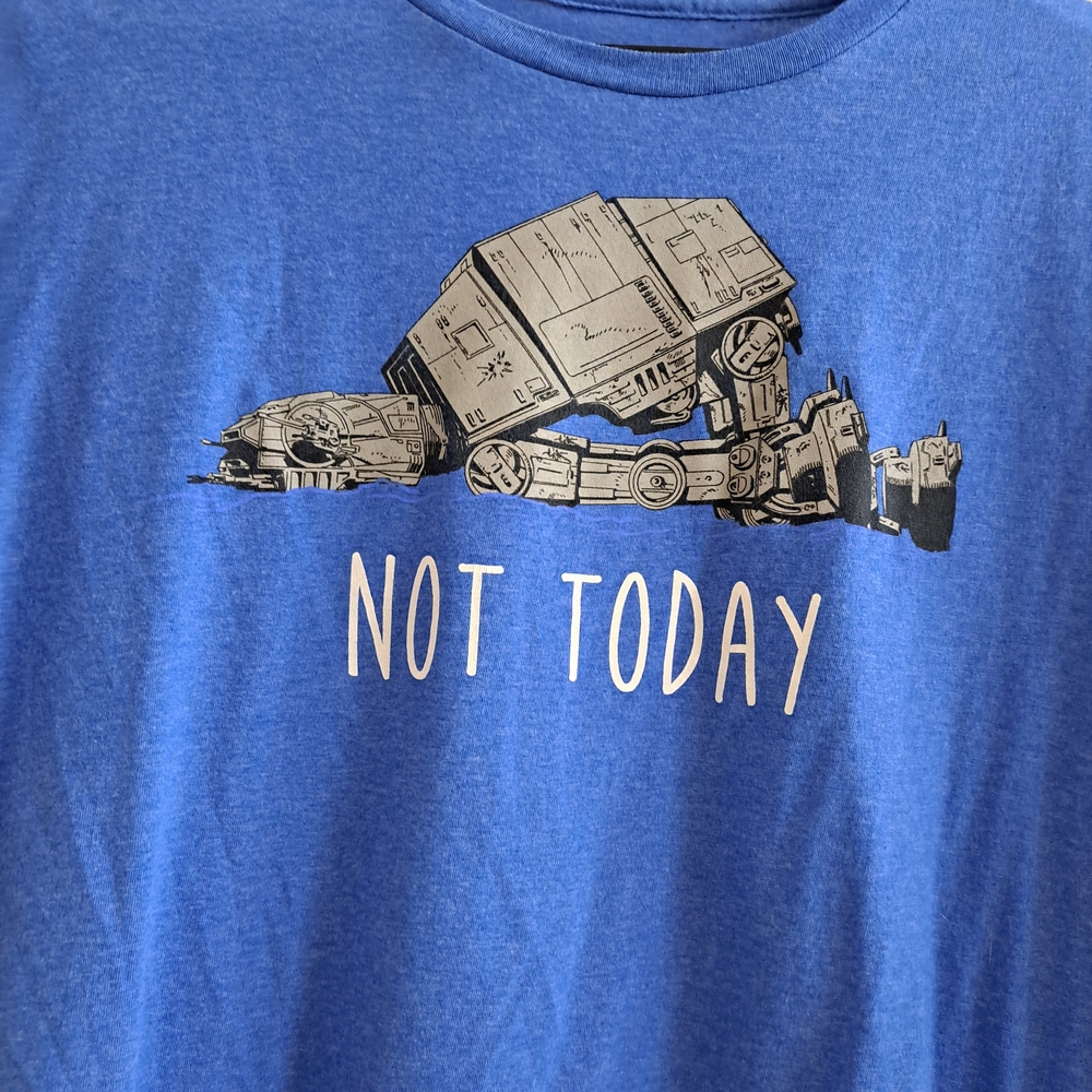 Star Wars Blue AT-AT Graphic Tee